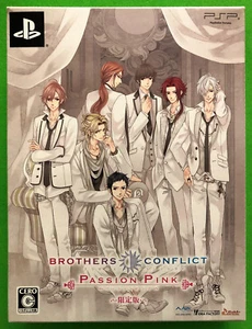 BROTHERS CONFLICT PASSION PINK Limited Edition PSP Used Drama CD Book Tsubaki TV - Picture 1 of 8
