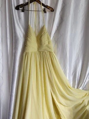 JJ's House dress /Gown Large Yellow Sleeveless - Image 1 of 4