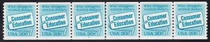 2005 Consumer Education issue – 20c PNC strip of 6 Plate # 3 Unused NH F-VF - Picture 1 of 2