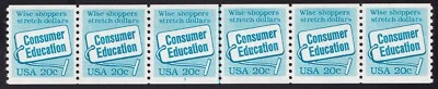 2005 Consumer Education issue – 20c PNC strip of 6 Plate # 3 Unused NH F-VF - Image 1 of 2