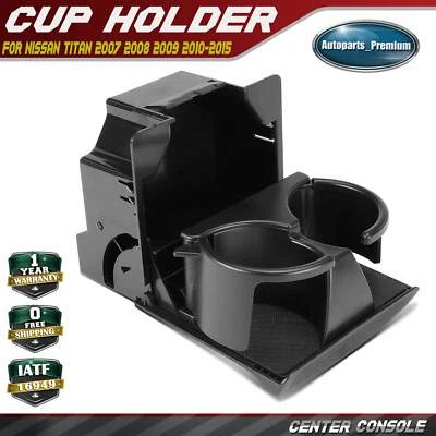 Clip portavasos consola central trasera para Nissan TITAN 2007 2008 2009 2010-2015 Foto 1 de 4