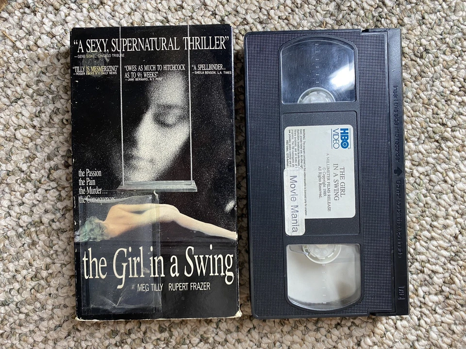 The Girl In A Swing VHS, 1989, A Millimeter Films Release, HTF OOP, Psychic - Image 1 of 4