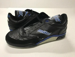 De colección Nuevo de Lote Antiguo Mitre Furia 90 Negro/Azul/Blanco Para hombres Talla 10 Fútbol Interior *Inutilizable* - Imagen 1 de 6