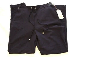 a new day Women's High Rise Jogger Pants Small Blue Stretch Relaxed Hip & Thigh - Picture 1 of 5