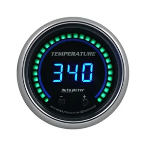 AutoMeter 6754-CB Gauge, Fluid Temperature, 2 1/16", Two Channel, Selectable,... - Picture 1 of 2