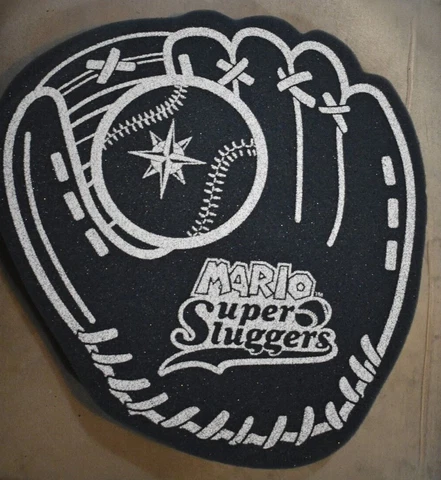 2008 Seattle MARINERS / MARIO Super SLUGGERS Sponge Mitt Glove Hand PROMO ~ COOL Cover