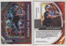 2020 Panini Prizm Draft Picks Power Surge Red and Purple Hyper Austin Hendrick