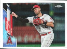 2020 Topps Chrome Andrelton Simmons PRISM REFRACTOR  #72 Los Angeles Angels