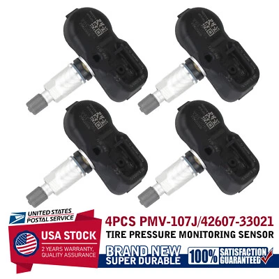 Set(4) TPMS 42607-33021 PMV-107J For Lexus ES350 2007-2012 Tire Pressure Sensor - Изображение 1 из 4