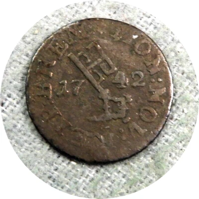 elf Germany Bremen Free City 1/2 Groten 1742 GLC Silver - Image 1 of 2