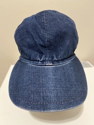 90s Vintage Giorgio Armani cap Adjustable Blue Jeans - Image 1 of 4