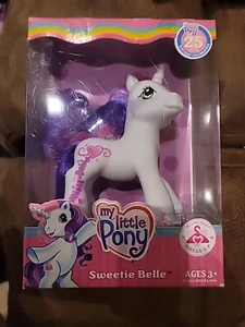 2008 Hasbro 25th Birthday My Little Pony Dress Up Sweetie Belle New RARE - Picture 1 of 2