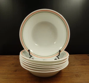 7 Corelle Pfirsich Blumen Coupe Suppenschüsseln 7-1/4" - Bild 1 von 22