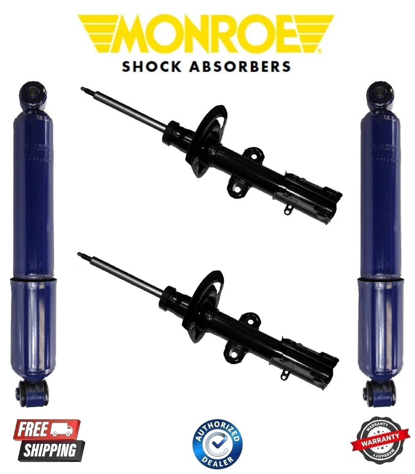 MONROE Front Rear Shock Absorber Strut Kit Set of 4 for Dodge Grand Caravan V6 - Изображение 1 из 1