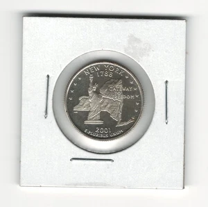 2001-S NEW YORK CAMEO PROOF QUARTER 90% SILVER SHIPPING .99 - Picture 1 of 2