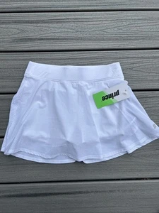 NWT PRINCE Tennis Match Flounce Wicking Skirt Skort Girl’s Sz M (10-12) ~White~ - Picture 1 of 6