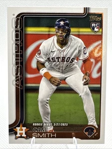2025 Topps Update Series Baseball US45 Cam Smith, Houston Astros (Rookie Debut) - Picture 1 of 4
