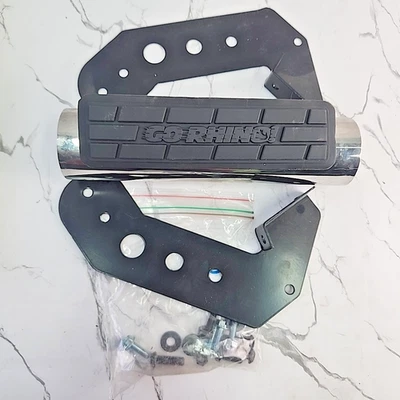 Paso universal para camión GO Rhino 120PS de acero inoxidable pulido con herrajes parciales Foto 1 de 4