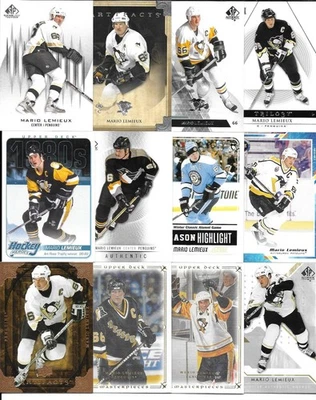 Lot of 50 Different Mario Lemieux Cards Penguins - Image 1 of 4