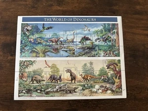 Hoja completa de 1997 Thirty Two Cent World of Dinosaurs SC# 3136 MNH - Imagen 1 de 2