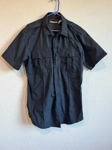 Blauer dunkelblau 8676 Flex Kurzarm Super Hemd Polizei Uniform Herren Medium - Bild 1 von 9