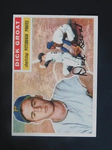 1956 Topps Baseball Card #24 Dick Groat (EX-MT/NM) - Picture 1 of 2