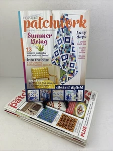 Popular Patchwork Magazine Bundle X10 Issues 2012-2017. Quilting & Patchwork VGC - Imagen 1 de 24