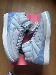 Nike Air Jordan 2 Retro J Balvin Blau 45 Neu OVP Sneaker DQ7691-419 - Bild 1 von 9
