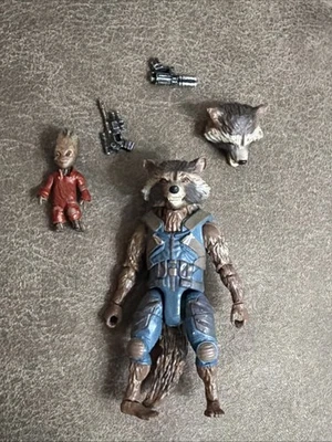 Marvel Legends Ракета Енот и Малыш Грут BAF Богомол Стражи Галактики 2 - Изображение 1 из 4