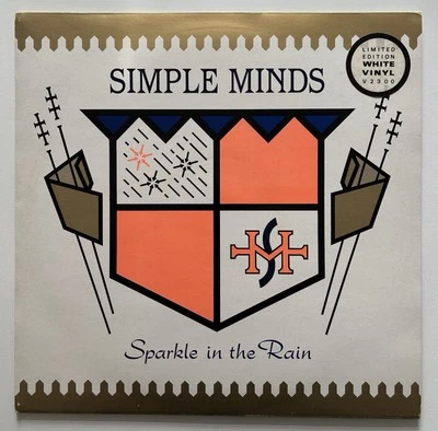 Simple Minds : Sparkle in the Rain 1983 UK white vinyl Ltd Ed LP EX/VG+ w/inner - Image 1 of 4