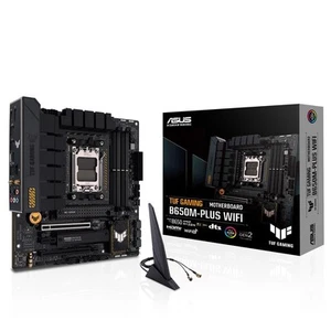 ASUS TUF GAMING B650M-PLUS WIFI Mainboard Sockel AMD AM5 Ryzen 7000 micro-ATX - Bild 1 von 11