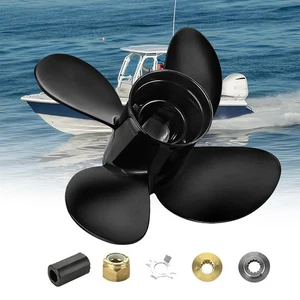 10.3 x 13 4Blades Aluminum Outboard Propeller For Mercury 25-70HP 13 Tooth RH - Picture 1 of 6