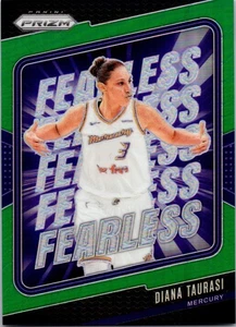 2024 Panini Prizm WNBA Diana Taurasi #12 Fearless Prizms Green Phoenix Mercury - Picture 1 of 2