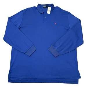Ralph Lauren Poloshirt Langarm Herren Gr. XXL Soft Touch Pony Klassiker Neu - Bild 1 von 8