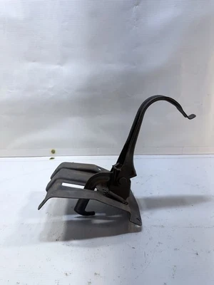 1963 Chevrolet Impala Belair front hood latch release lever mount bracket  - Image 1 of 4