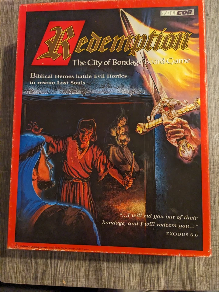 Настольная игра Redemption The City of Bondage от Cactus сделано в США 1996 - Изображение 1 из 4