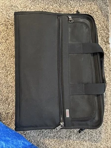 TUMI Slim Black Ballistic Nylon Laptop Bag Business Bag - Picture 1 of 10