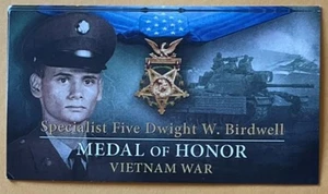 DWIGHT W. BIRDWELL, ¡RARO! TARJETA DE VISITA, LEYENDA MILITAR! - Imagen 1 de 2