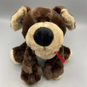Ganz Webkinz Mocha Pup HM348 Brown Dog Plush Stuff Animal Toy No Code - Picture 1 of 9
