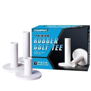 Premium Rubber Golf Tees for Training Mats and Outdoor Practice - Picture 1 of 9