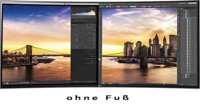 LG 34UC88-B 34 Zoll Curved Monitor 4K 3840x1440 HDMI DP Lautsprecher 5ms Gut - Bild 1 von 4