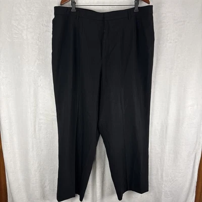 Pantalones de vestir Linda Allard Ellen Tracy plisados de lana para carrera negros para mujer talla 20 Foto 1 de 4