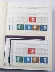 Álbum grueso federal completo con bloques, Beethoven hasta la época del euro - Imagen 1 de 24