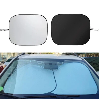 2X Parabrisas Coche Parasol Bloque UV Cubierta Visera Borde Para Toyota Tundra 2000-2021 Foto 1 de 4