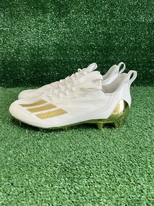Adidas Adizero Football Cleats White Gold Metallic GX5122 Men’s Sizes - Picture 1 of 9