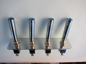 Lowrider Hydraulics or air bag 3-prong switches, panel & blue extensions - Imagen 1 de 9