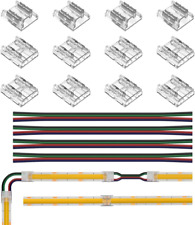10Mm 0.39In Width Transparent Connector Kit 8Pcs Corner Connector 4Pcs Gapless S