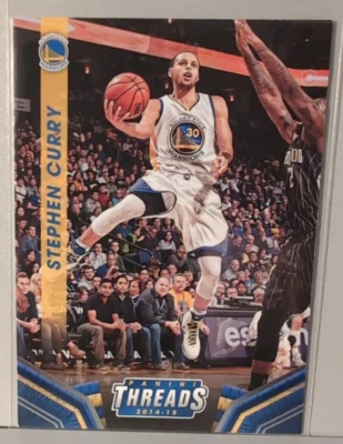 2014-15 Panini Threads Golden State Warriors Stephen Curry - Image 1 of 2
