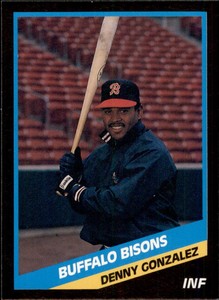 1988 Buffalo Bisons CMC #15 Denny Gonzalez