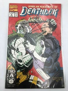 Deathlok Punisher #6 1991 Marvel Comic Book Autograph Artist Denys Cowan #6000 - Picture 1 of 3